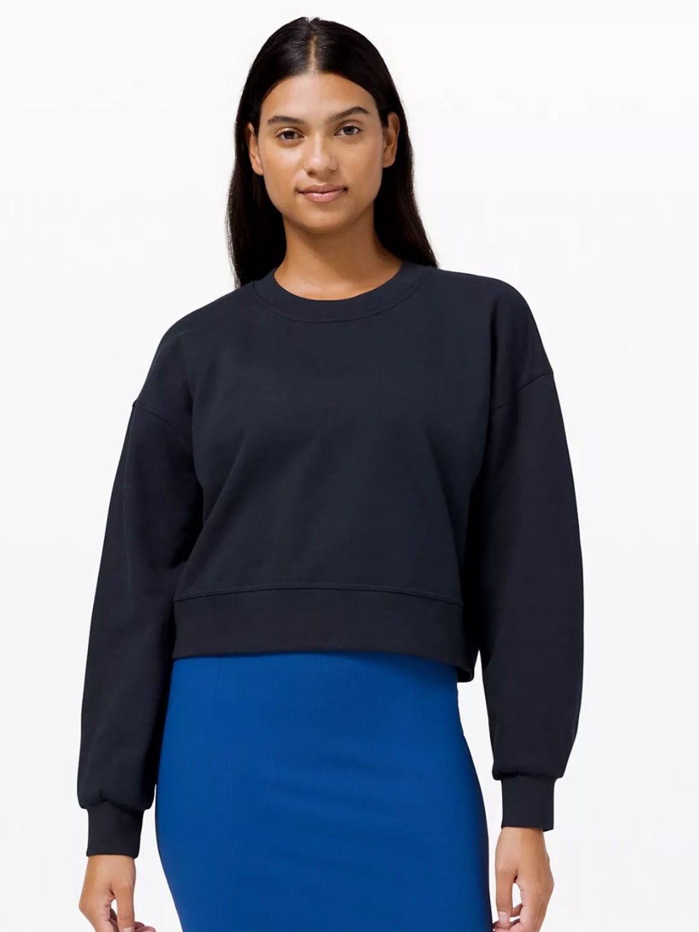 Lululemon oversized crop crewneck sweater